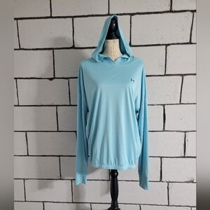 BUNDLE SALE! Under Armour Sky Blue Lightweight Hooded Long Sleeve Sz XL